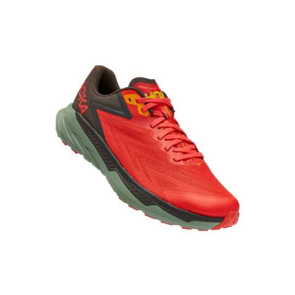 Hoka Men's Zinal - Fiesta/Black Olive - Image 2