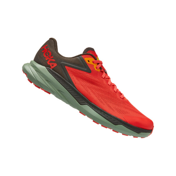 Hoka Men's Zinal - Fiesta/Black Olive - Image 3