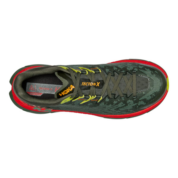 Hoka Men's Tecton X - Thyme/Fiesta - Image 7