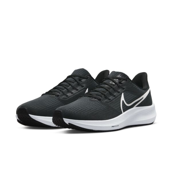 Nike Men's Air Zoom Pegasus 39 - Black/White/Dk Smoke Grey - Image 3