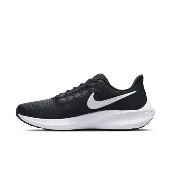 Nike Men's Air Zoom Pegasus 39 - Black/White/Dk Smoke Grey - Image 2