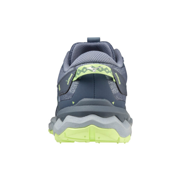 Mizuno Women's Wave Daichi 7 - Vintage Indigo/Subdued Blue/Neo Lime - Image 3