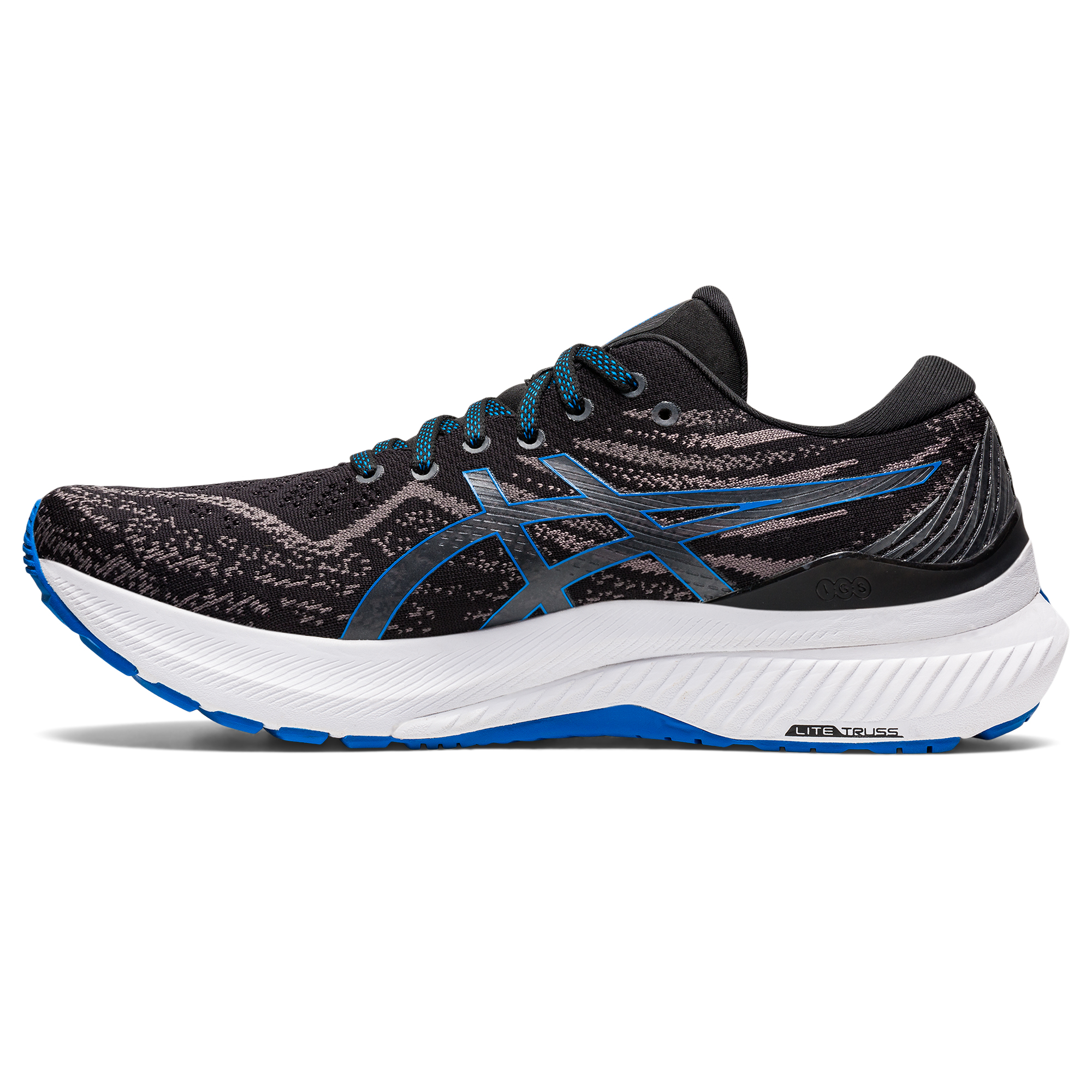 Asics Men's Gel-Kayano 29 - Black/Electric Blue - Running Bath