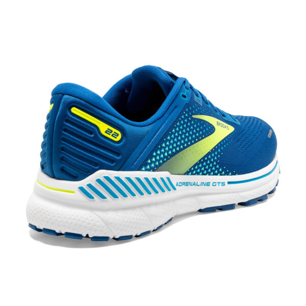 Brooks Men's Adrenaline GTS 22 - Blue/Nightlife/White - Image 4