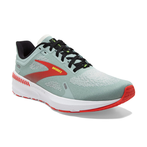 Brooks Men's Launch GTS 9 - Blue Surf/Black/Cherry Tomato - Image 3