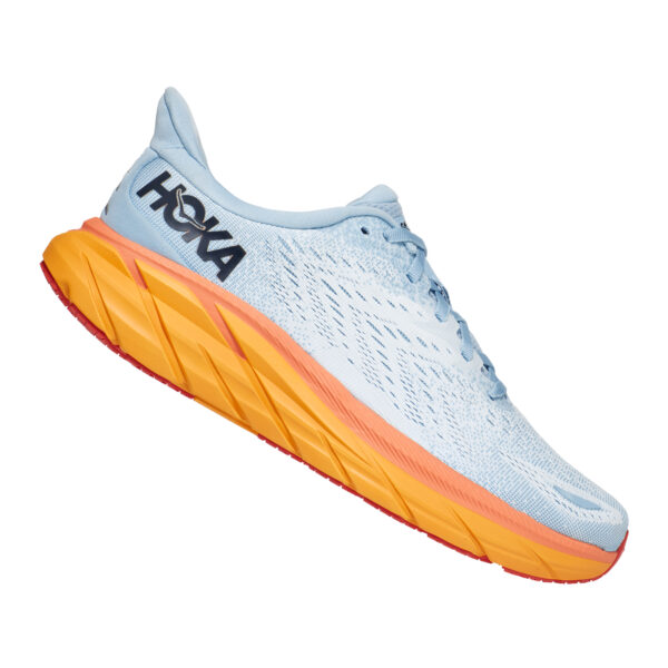 Hoka Women's Clifton 8 - Summer Song/Ice Flow - Image 3