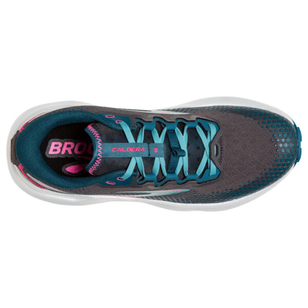 Brooks Women's Caldera 6 - Pearl/Blue Coral/Pink - Image 5