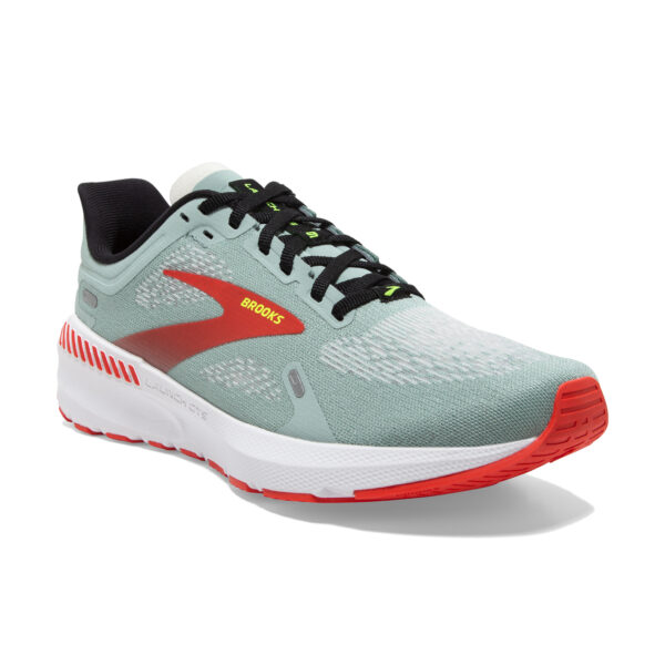 Brooks Women's Launch GTS 9 - Blue Surf/Black/Cherry Tomato - Image 3