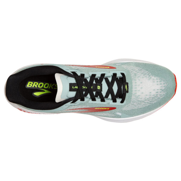 Brooks Women's Launch GTS 9 - Blue Surf/Black/Cherry Tomato - Image 5