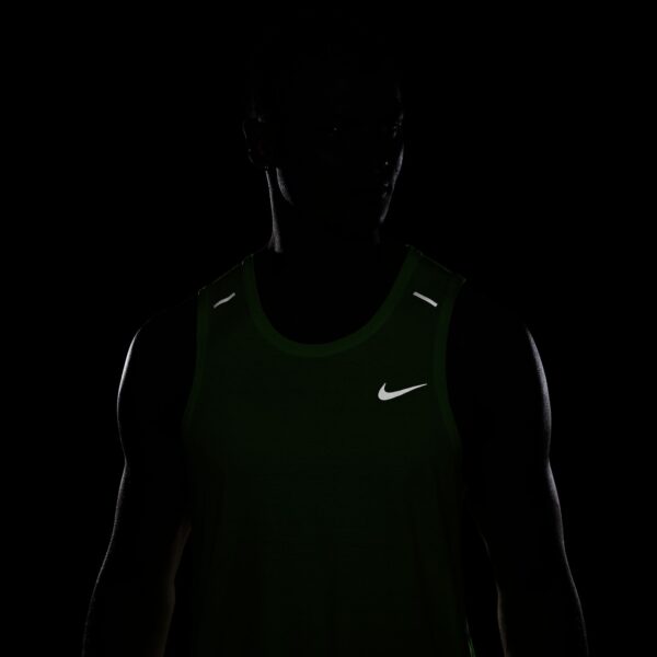 Nike Men's Miler Tank - Ghost Green/Reflective Silver - Image 6