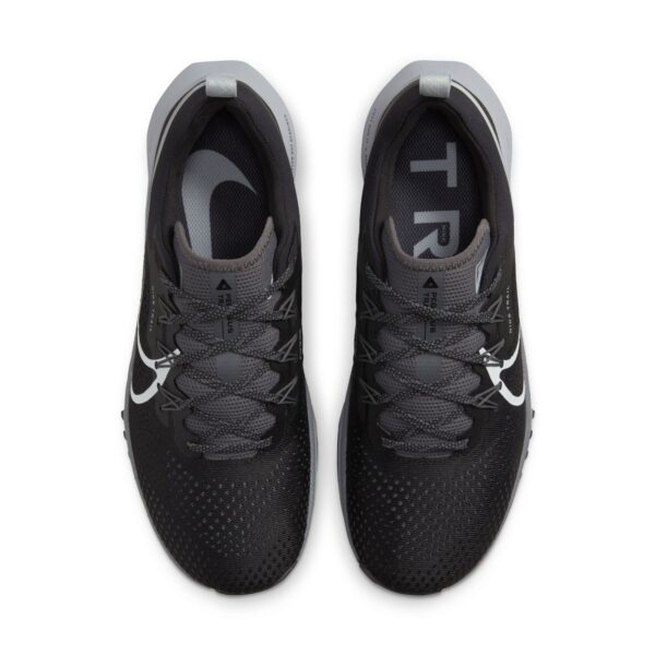 Nike Men's React Pegasus Trail 4 - Black/Dark Grey/Wolf Grey/Aura - Image 5