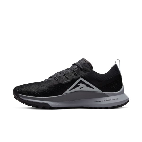 Nike Men's React Pegasus Trail 4 - Black/Dark Grey/Wolf Grey/Aura - Image 2