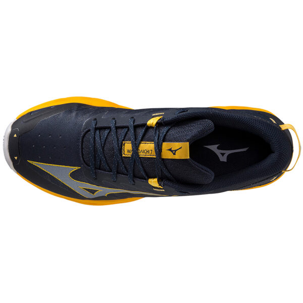 Mizuno Men's Wave Daichi 7 - Night Sky/Tradewinds/Gold Fusion - Image 2