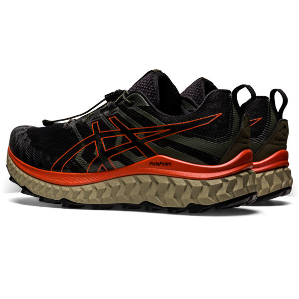 Asics Men's Trabuco Max - Black/Cherry Tomato - Image 4