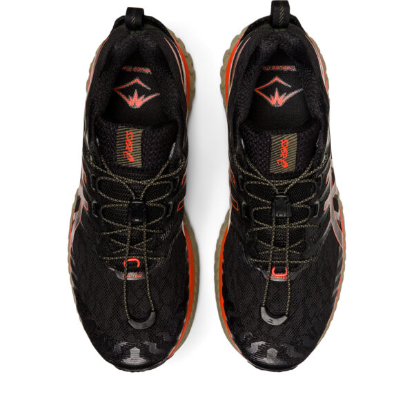 Asics Men's Trabuco Max - Black/Cherry Tomato - Image 5