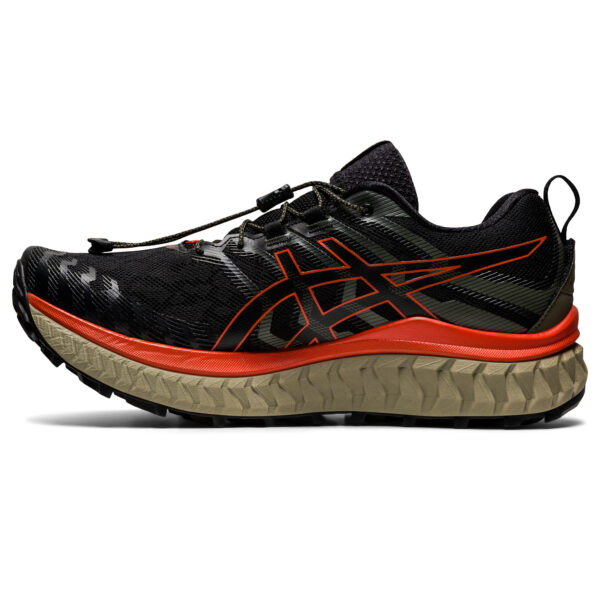 Asics Men's Trabuco Max - Black/Cherry Tomato - Image 2