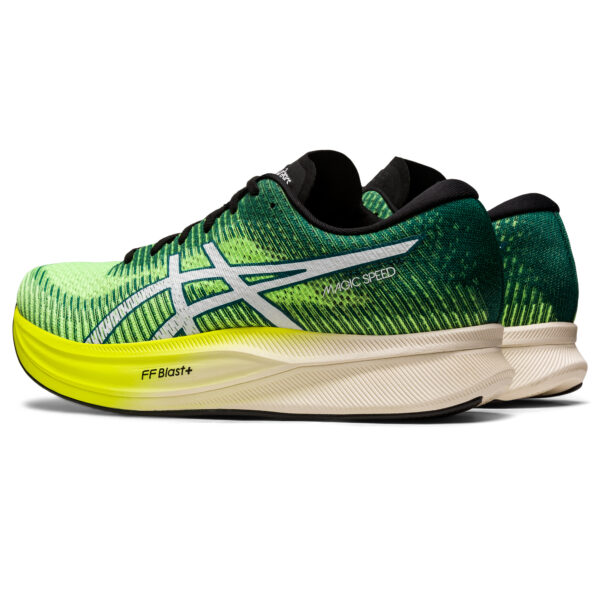 Asics Men's Magic Speed 2 - Safety Yellow/White - Image 4