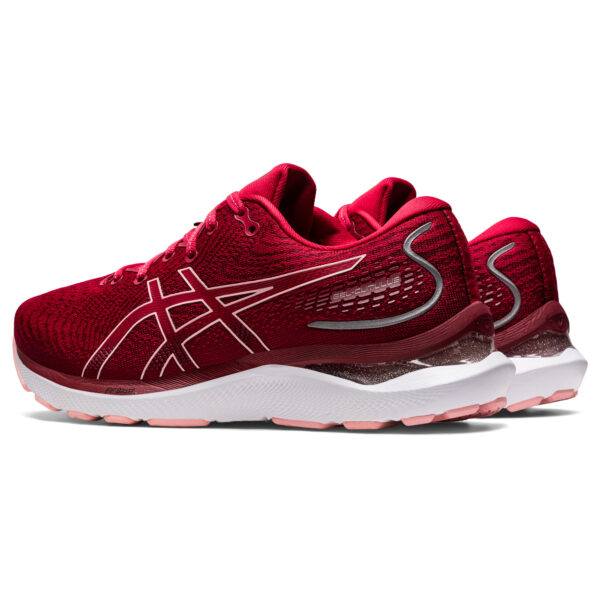 Asics Women's Gel-Cumulus 24 - Cranberry/Frosted Rose - Image 4