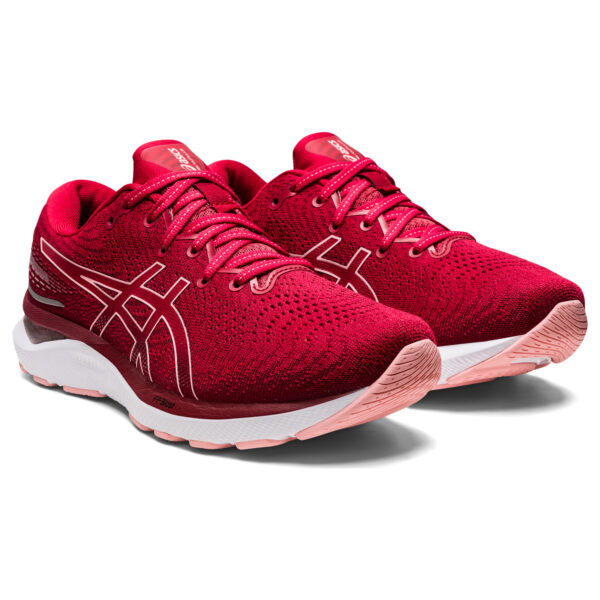 Asics Women's Gel-Cumulus 24 - Cranberry/Frosted Rose - Image 3