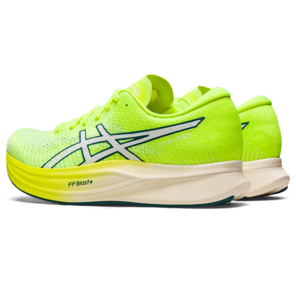 Asics Women's Magic Speed 2 - Safety Yellow/White - Image 4