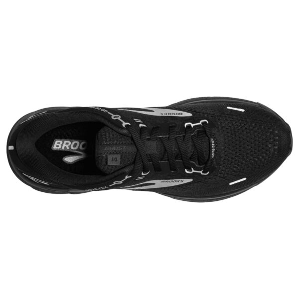 Brooks Men's Ghost 14 GTX - Black/Black/Ebony - Image 5