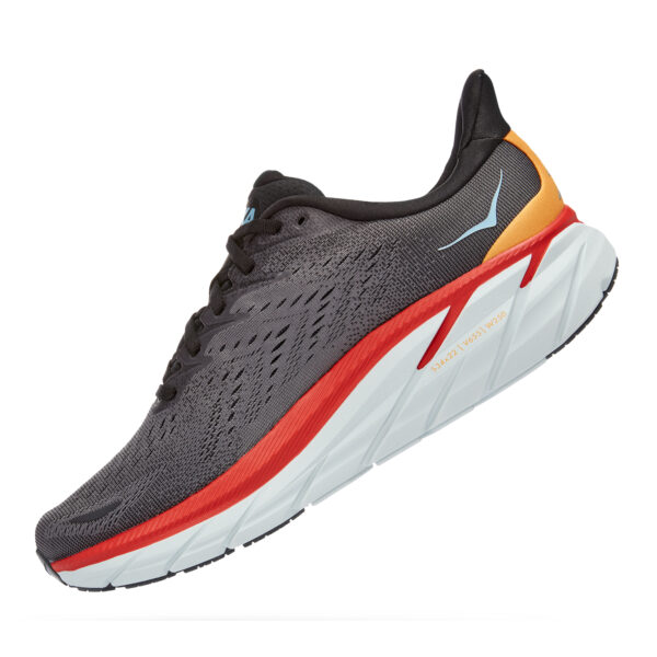 Hoka Men's Clifton 8 Wide - Anthracite/Castlerock - Image 5