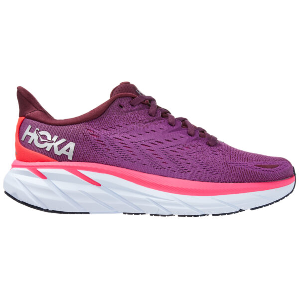 Hoka Women's Clifton 8 - Grape Wine/Beautyberry