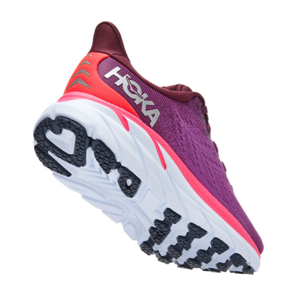Hoka Women's Clifton 8 - Grape Wine/Beautyberry - Image 4