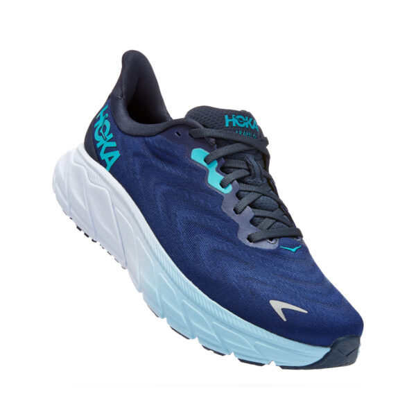 Hoka Men's Arahi 6 - Outer Space/Bellwether Blue - Image 2