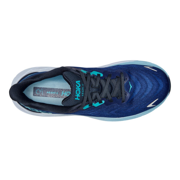 Hoka Men's Arahi 6 - Outer Space/Bellwether Blue - Image 6