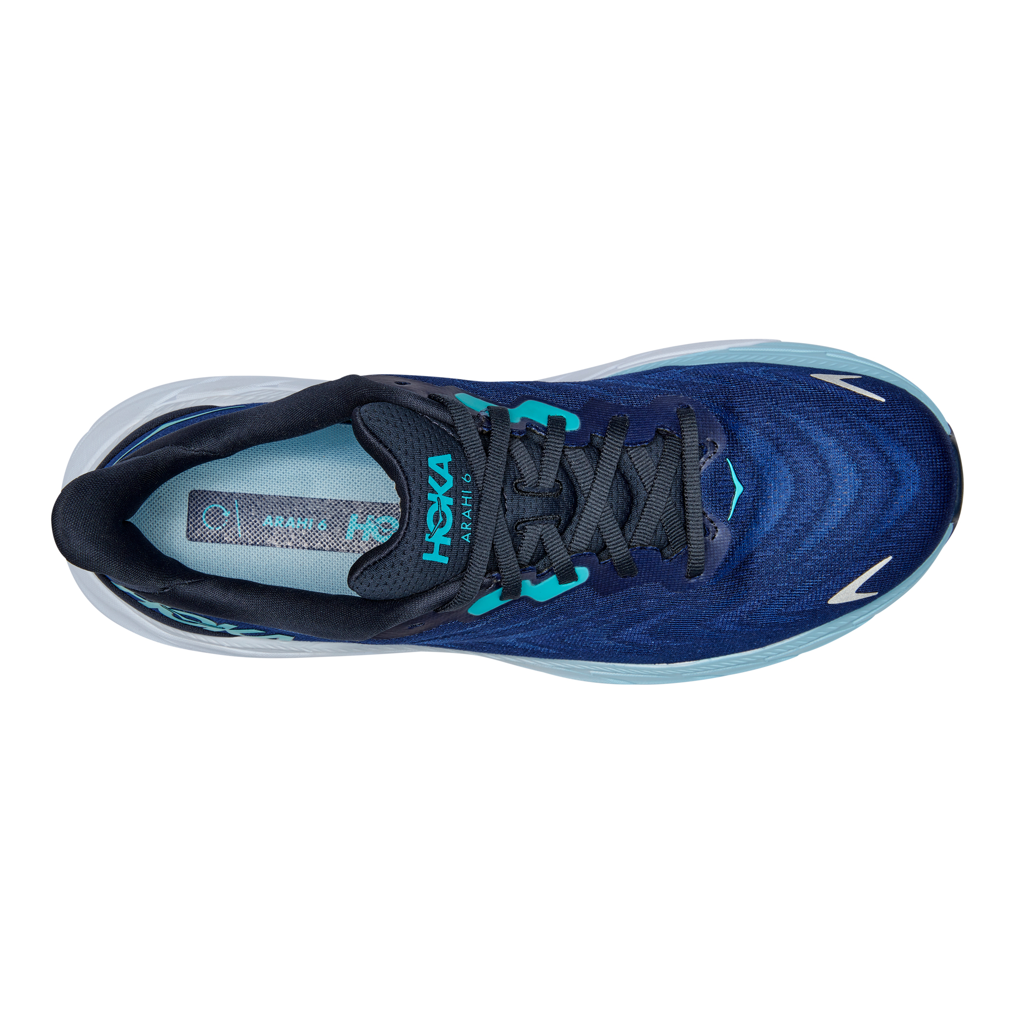Hoka Men s Arahi 6 Outer Space Bellwether Blue Running Bath