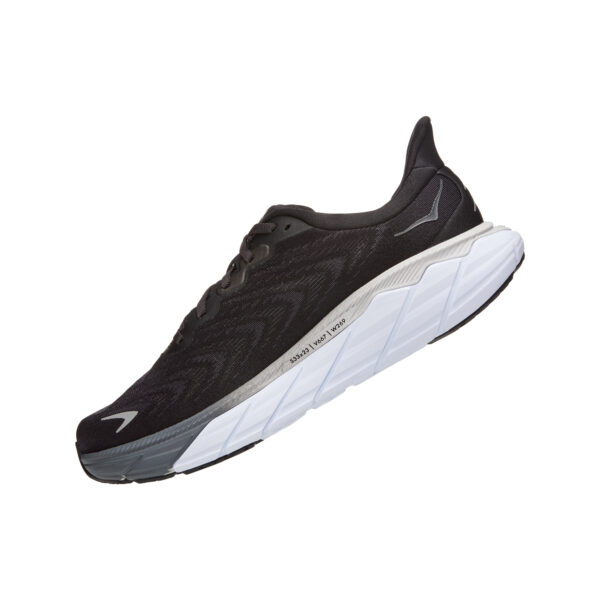 Hoka Men's Arahi 6 Wide - Black/White - Image 5