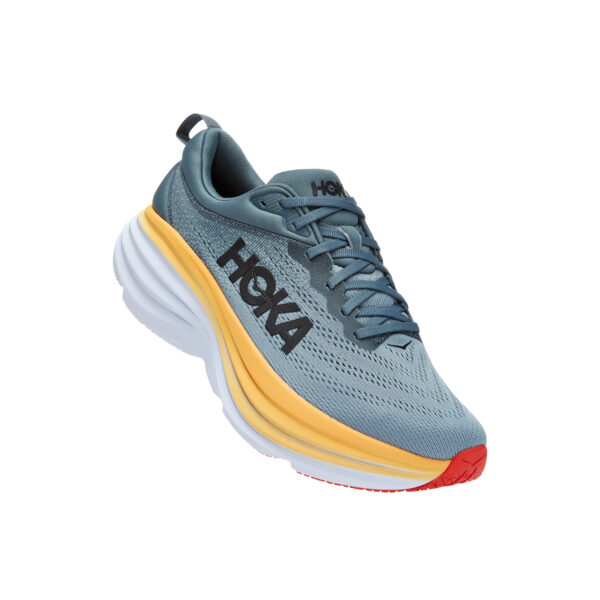 Hoka Men's Bondi 8 - Goblin Blue/Mountain Spring - Image 2