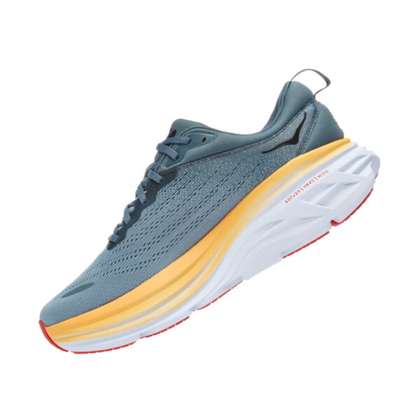 Hoka Men's Bondi 8 - Goblin Blue/Mountain Spring - Image 5