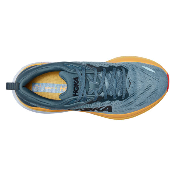 Hoka Men's Bondi 8 - Goblin Blue/Mountain Spring - Image 6