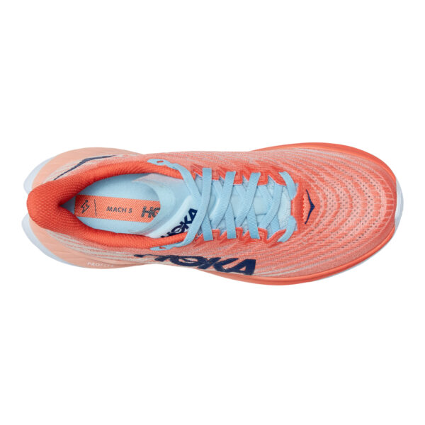 Hoka Women's Mach 5 - Camellia/Peach Parfait - Image 6