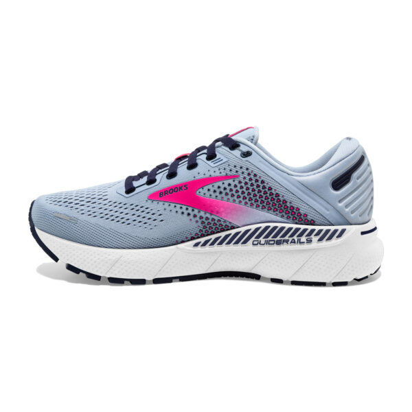Brooks Women's Adrenaline GTS 22 - Kentucky Blue/Peacoat/Pink - Image 2