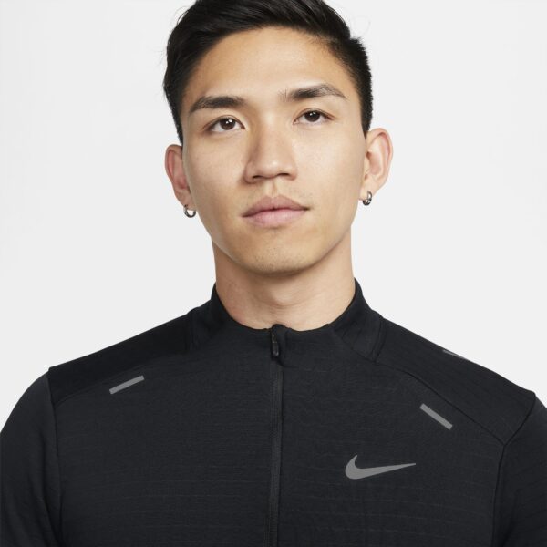 Nike Men's Therma-FIT Repel Element 1/2 Zip Top - Black/Reflective Silv - Image 3