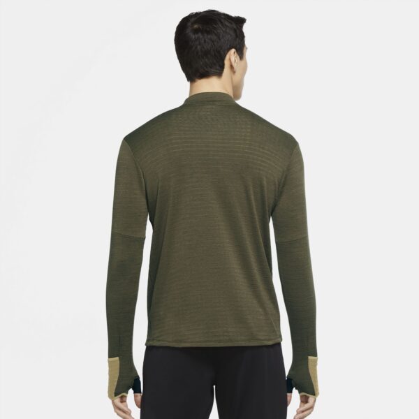 Nike Men's Therma-FIT Repel Element 1/2 Zip Top - Rough Green/Coriander/Reflective Silv - Image 2