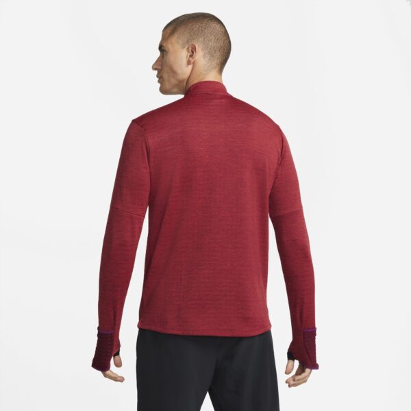 Nike Men's Therma-FIT Repel Element 1/4 Zip Top - Sangria/University Red/Reflective Silver - Image 2