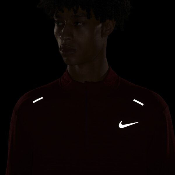 Nike Men's Therma-FIT Repel Element 1/4 Zip Top - Sangria/University Red/Reflective Silver - Image 5