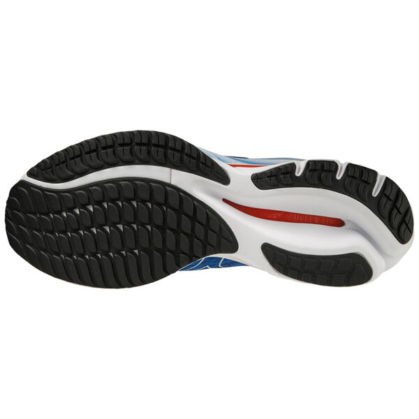 Mizuno Men's Wave Rider 26 - Super Sonic/Ice Water/Cherry Tomato - Image 4