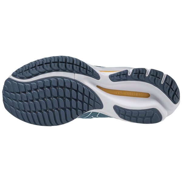 Mizuno Women's Wave Rider 26 - Mountain Spring/White/Flax - Image 6