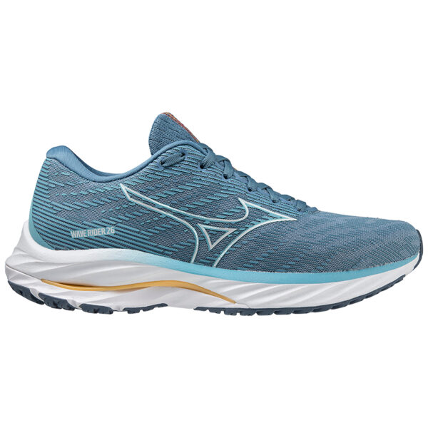 Mizuno Women's Wave Rider 26 - Mountain Spring/White/Flax