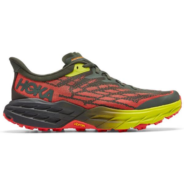 Hoka Men's Speedgoat 5 - Thyme/Fiesta