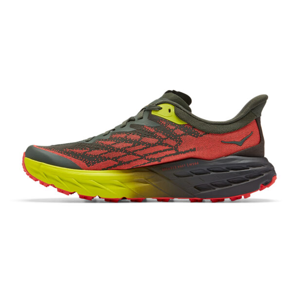 Hoka Men's Speedgoat 5 - Thyme/Fiesta - Image 2