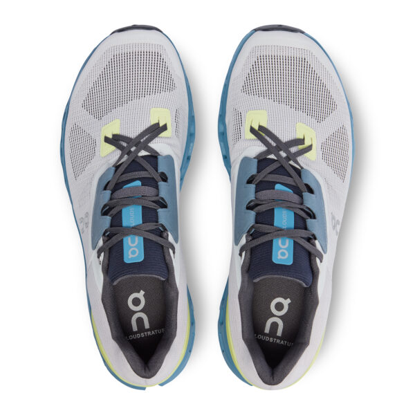 On Running Men's Cloudstratus - Frost/Niagara - Image 4