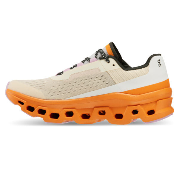 On Running Women's Cloudmonster - Fawn/Turmeric - Image 2