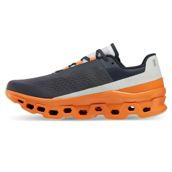 On Running Men's Cloudmonster - Eclipse/Turmeric - Image 2