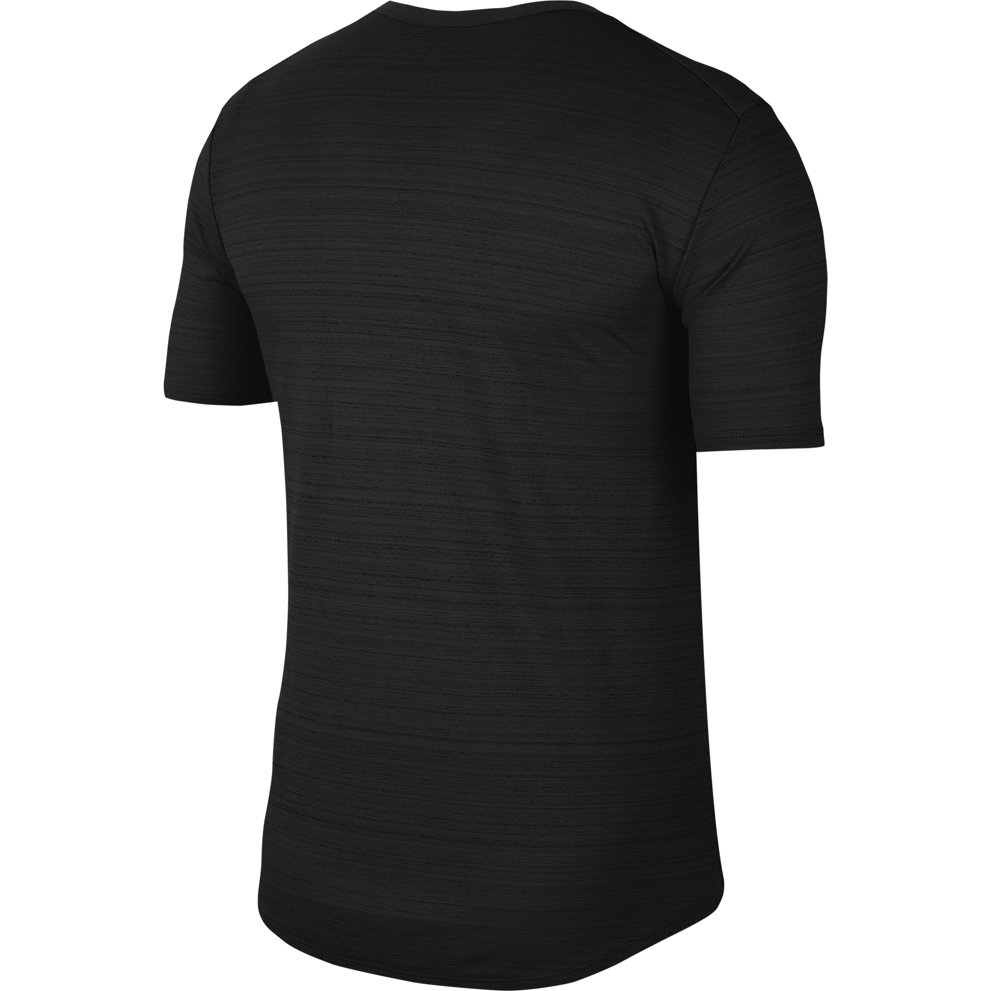 Nike Men's Miler Top - Black/Reflective Silver - Running Bath